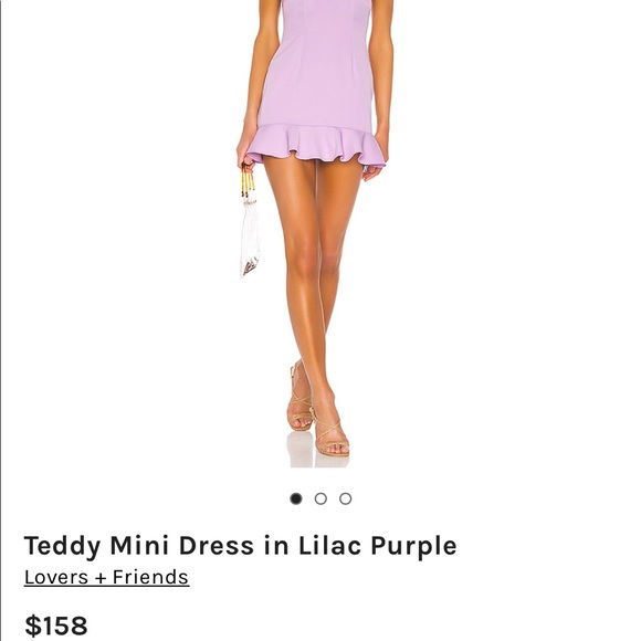 Revolve lavender mini dress - Picture 3 of 4